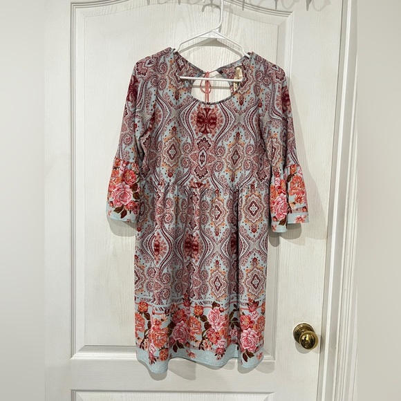 FINAL PRICE Uncle Frank Paisley Like Dress - Picture 1 of 7